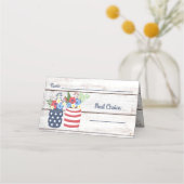 Patriottische liefde 4e juli Wedding Meal Choice (Voorkant)