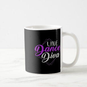 Patriottische Line Dancing Diva Vrouwen Gift Line Koffiemok