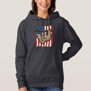 Patriottische Luiaard Vintage Gravure Shirt Ontwer