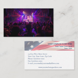 Patriottische marketing en evenementen Adverteren Visitekaartje