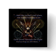 Patriottische met sterren bezaaide banier citaat A