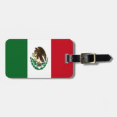 Patriottische Mexico vlag Bagagelabel (Voorkant horizontaal)