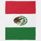 Patriottische Mexico vlag Fleece Deken (Voorkant)