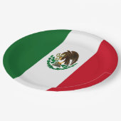 Patriottische Mexico vlag Papieren Bordje (Gekanteld)