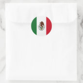 Patriottische Mexico vlag Ronde Sticker (Tas)