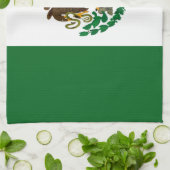 Patriottische Mexico vlag Theedoek (Gevouwen)