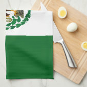 Patriottische Mexico vlag Theedoek (Quarter Fold)