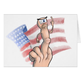 Patriottische middelvinger
