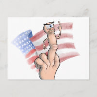 Patriottische middelvinger