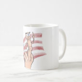 Patriottische middelvinger koffiemok (Voorkant rechts)