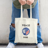 Patriottische Mike Pence 2024 Verkiezing Eagle T-s Tote Bag