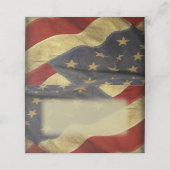 Patriottische militaire Amerikaanse vlag (Buitenkant ongevouwen)