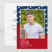 Patriottische militaire fotograafpartij kaart (Voorkant / Achterkant)