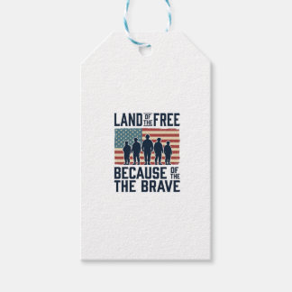 Patriottische Militaire Land van de Vrijen Door de Cadeaulabel