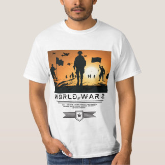 Patriottische Militaire Zonsondergang Silhouette A T-shirt