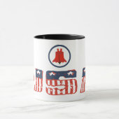 Patriottische Mok met Liberty Bell (Midden)