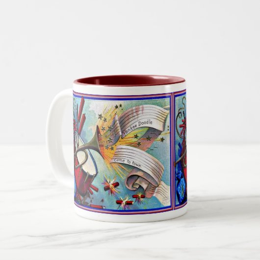 Patriottische Mok op 4 juli (Voorkant links)