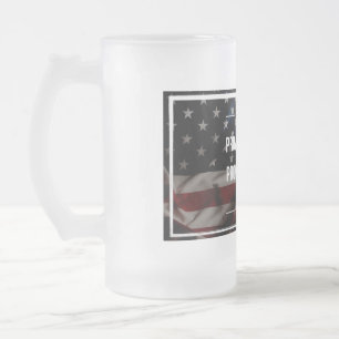 patriottische Mok van bevroren bier