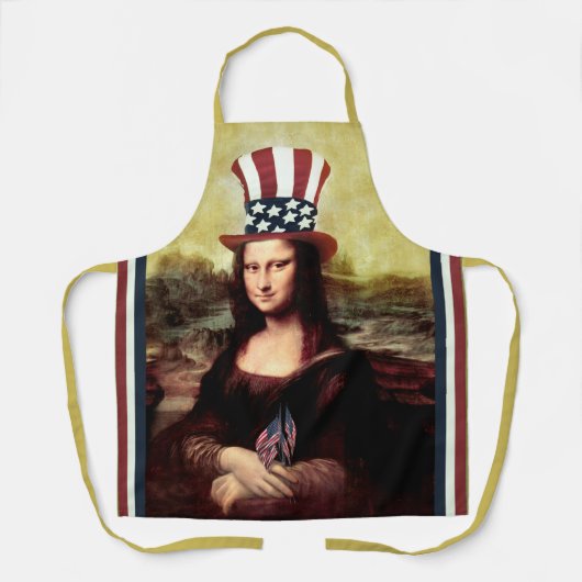 Patriottische Mona Lisa Schort (Voorkant)
