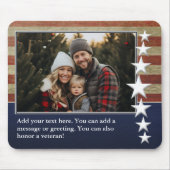 patriottische mousepad muismat (Voorkant)