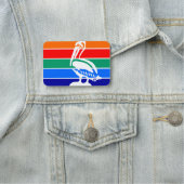 Patriottische naamplaatje met vlag van St. Petersb (In situ)