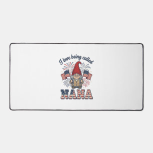 Patriottische Nana Gnome Vintage Oma Shirt Des Bureaumat