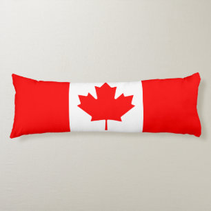 Patriottische nationale vlag van CANADA Lichaamskussen