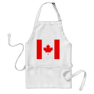 Patriottische nationale vlag van CANADA Standaard Schort