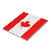 Patriottische nationale vlag van CANADA Tegeltje (Zijkant)