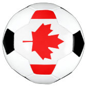 Patriottische nationale vlag van CANADA Voetbal (Gedraaid)