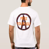 Patriottische obeidisering EMMA GOLDMAN T-shirt (Achterkant)