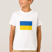 Patriottische Oekraïense vlag T-shirt (Voorkant)