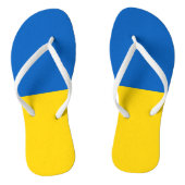 Patriottische Oekraïense vlag Teenslippers (Voetbed)