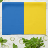 Patriottische Oekraïense vlag Theedoek (Gevouwen)