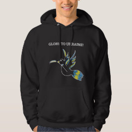 Patriottische Oekraïnse geelblauwe duif tarwetarwe Hoodie