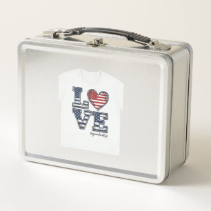 Patriottische oma leven liefde vintage shirt ontwe