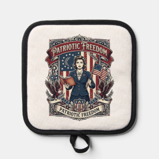 Patriottische Onderwijzer Vector Grafische T-shirt Pannenlap