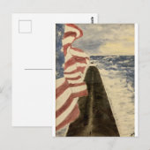 Patriottische onderzeeboot briefkaart (Voorkant / Achterkant)