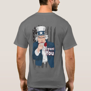 patriottische oom Sam America T-shirt