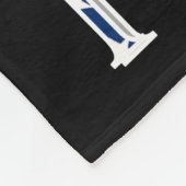 Patriottische oom Sam Dabbing, 4 juli Fleece Deken (Hoek)