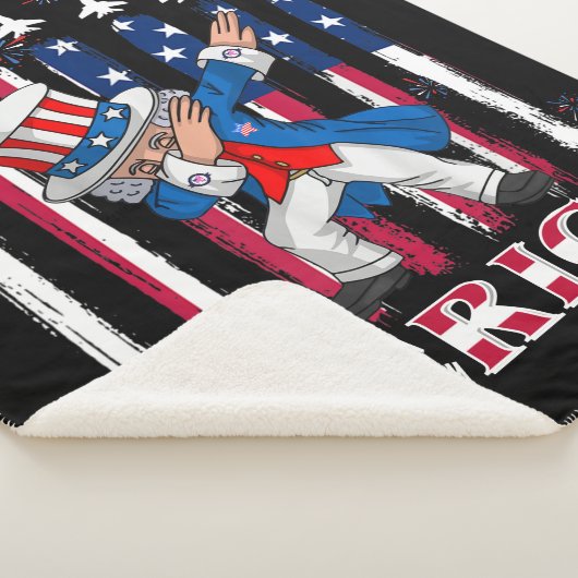 Patriottische oom Sam Dabbing, 4 juli Sherpa Deken (3/4)