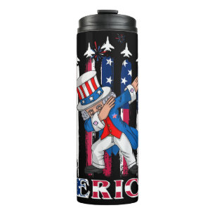 Patriottische oom Sam Dabbing, 4 juli Thermosbeker