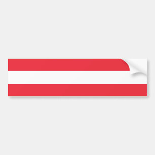 Patriottische Oostenrijkse vlag Bumpersticker