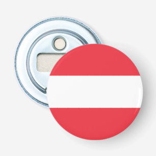 Patriottische Oostenrijkse vlag Button Flesopener