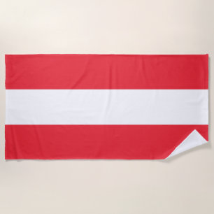 Patriottische Oostenrijkse vlag Strandlaken