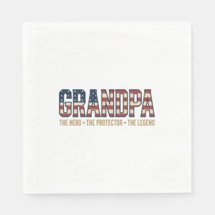 Patriottische Opa Held Beschermer Legende Vector O Servet