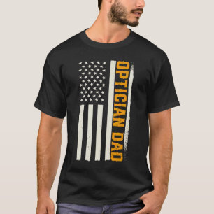 Patriottische optometrist optometriekooftalmoloog t-shirt