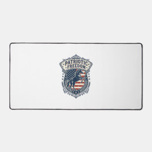 Patriottische paardenranch Moeder Vector Graphic T Bureaumat