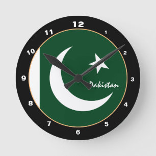 Patriottische Pakistaanse vlag, Pakistaans thuis/o Ronde Klok