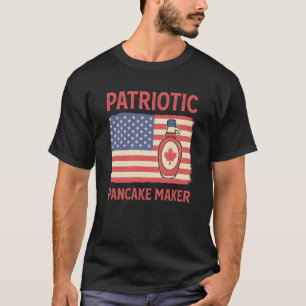 Patriottische pantsermaker Waffle Flapjack Pancake T-shirt
